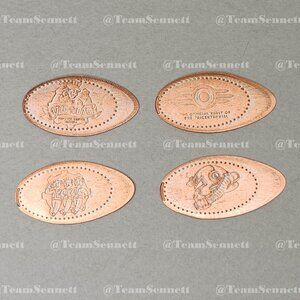 Fallout 76 & Atomic Museum Las Vegas Pressed Penny - Complete Set of 4 Pennies